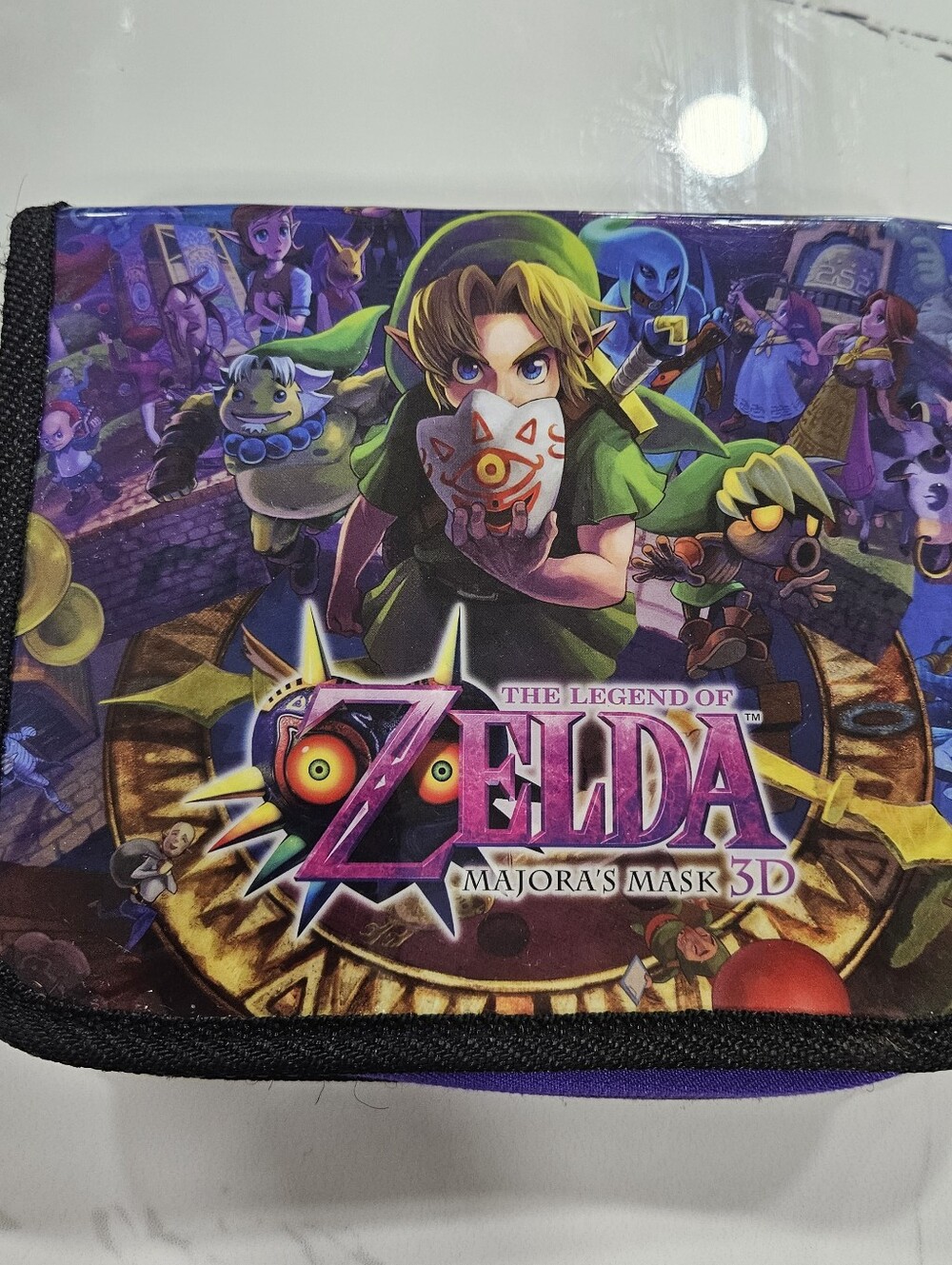 Legend Of Zelda Majora's Mask 3D Carrying Case Nintendo 3DS Handheld & Game Card